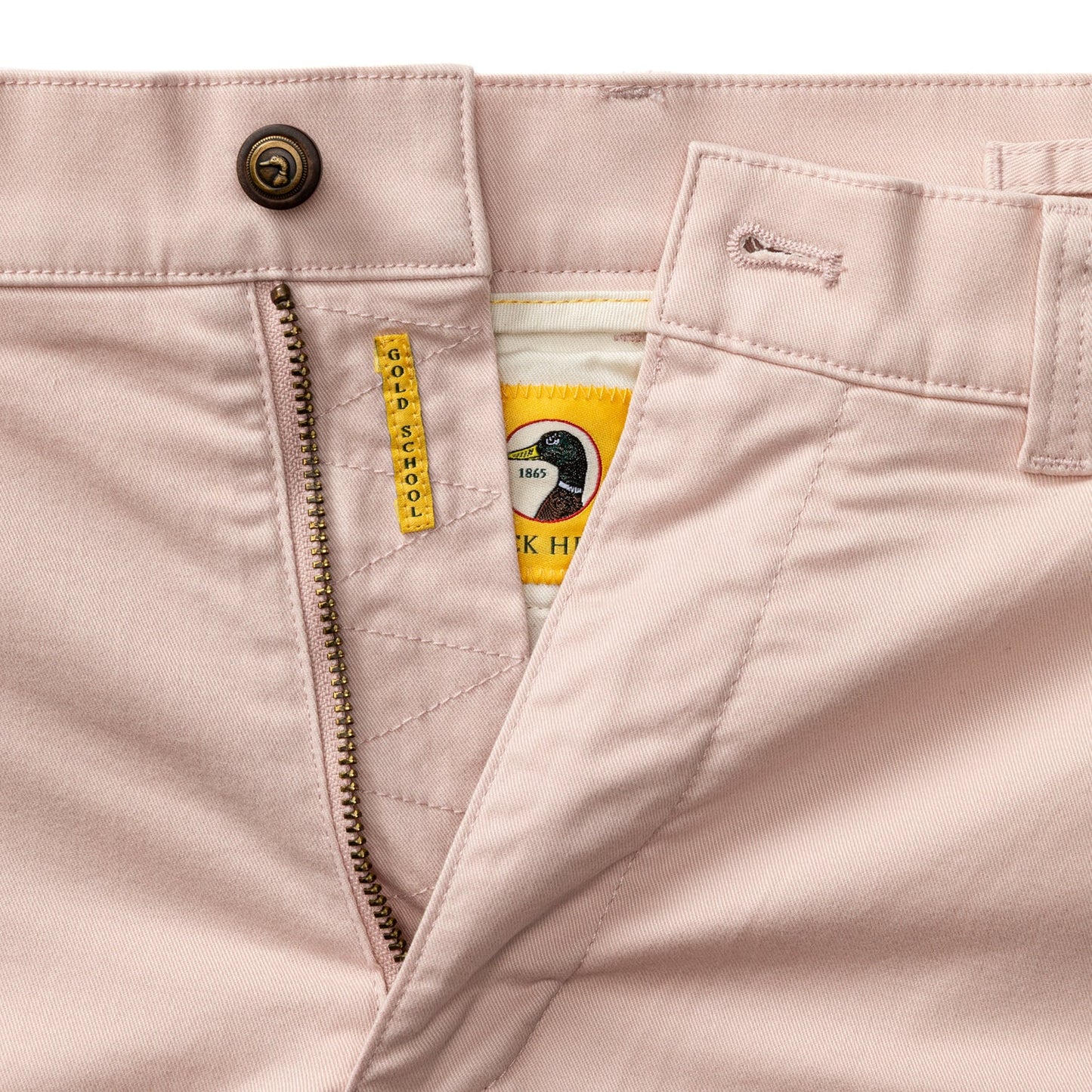 Duck Head Classic Fit Gold School Chino - Washed Pink