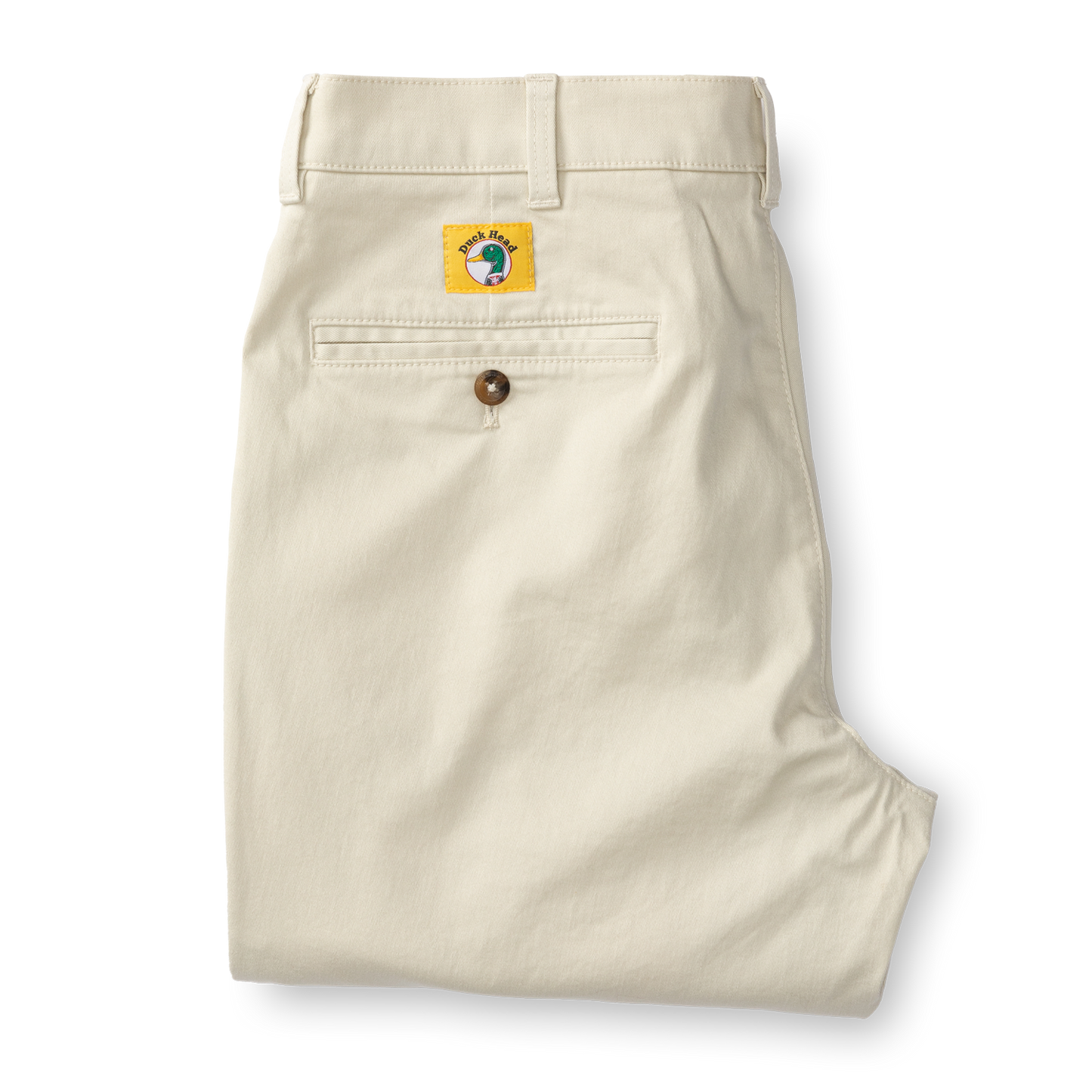 Duck Head Classic Fit Gold School Chino - Stone Gold Patch