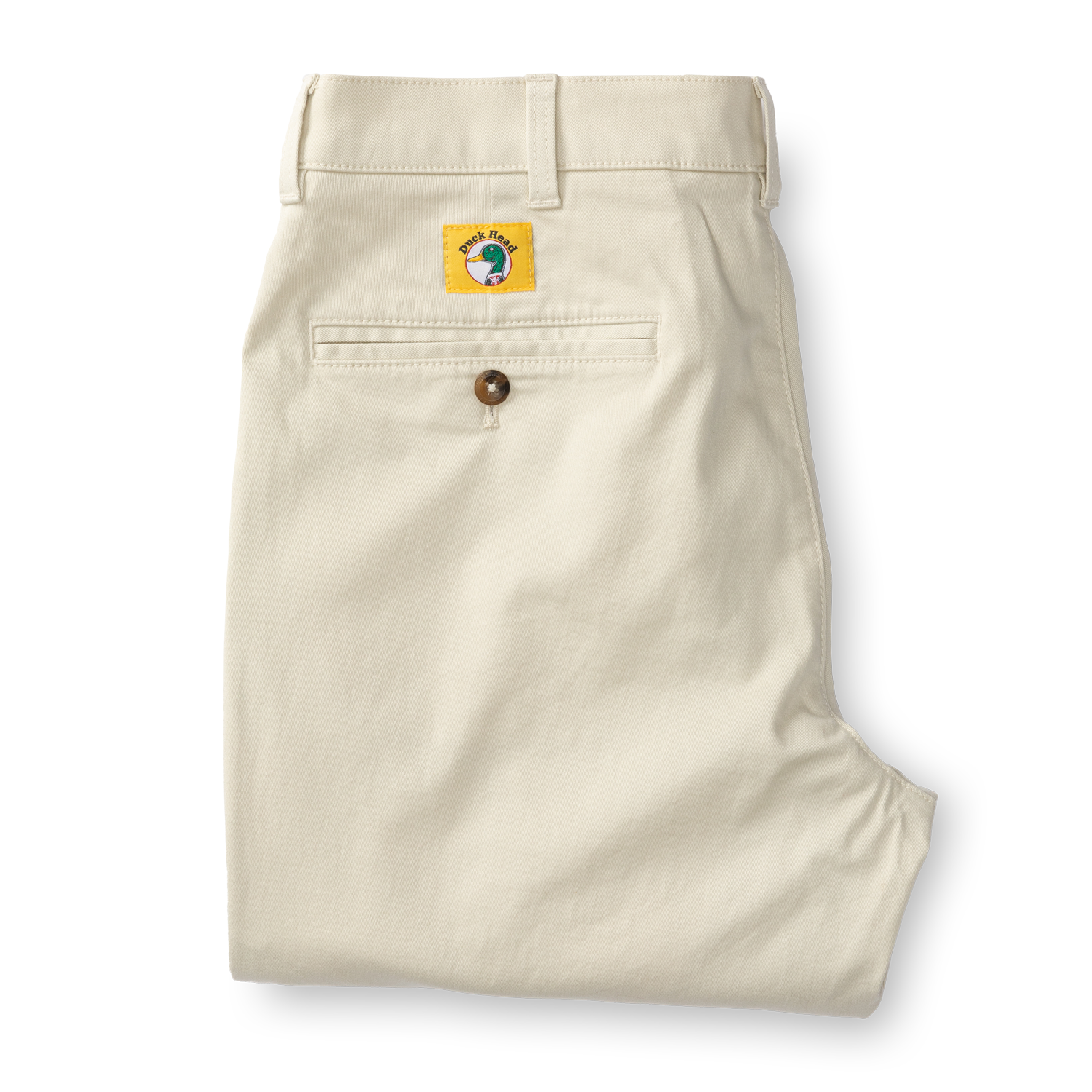 Duck Head Classic Fit Gold School Chino - Stone Gold Patch