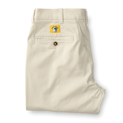 Duck Head Classic Fit Gold School Chino - Stone Gold Patch