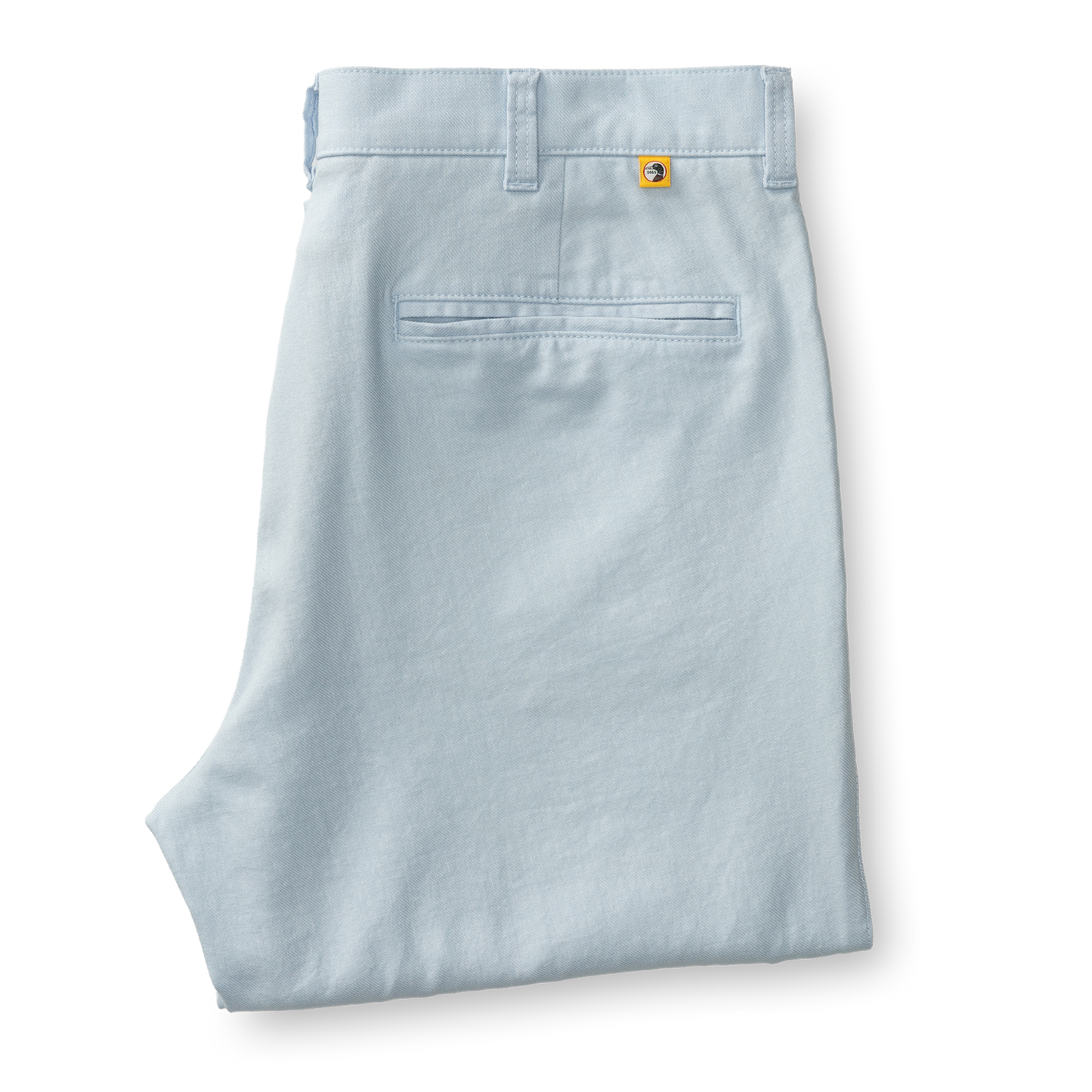 Duck Head Classic Fit Linen Gold School Chino - Heather Blue