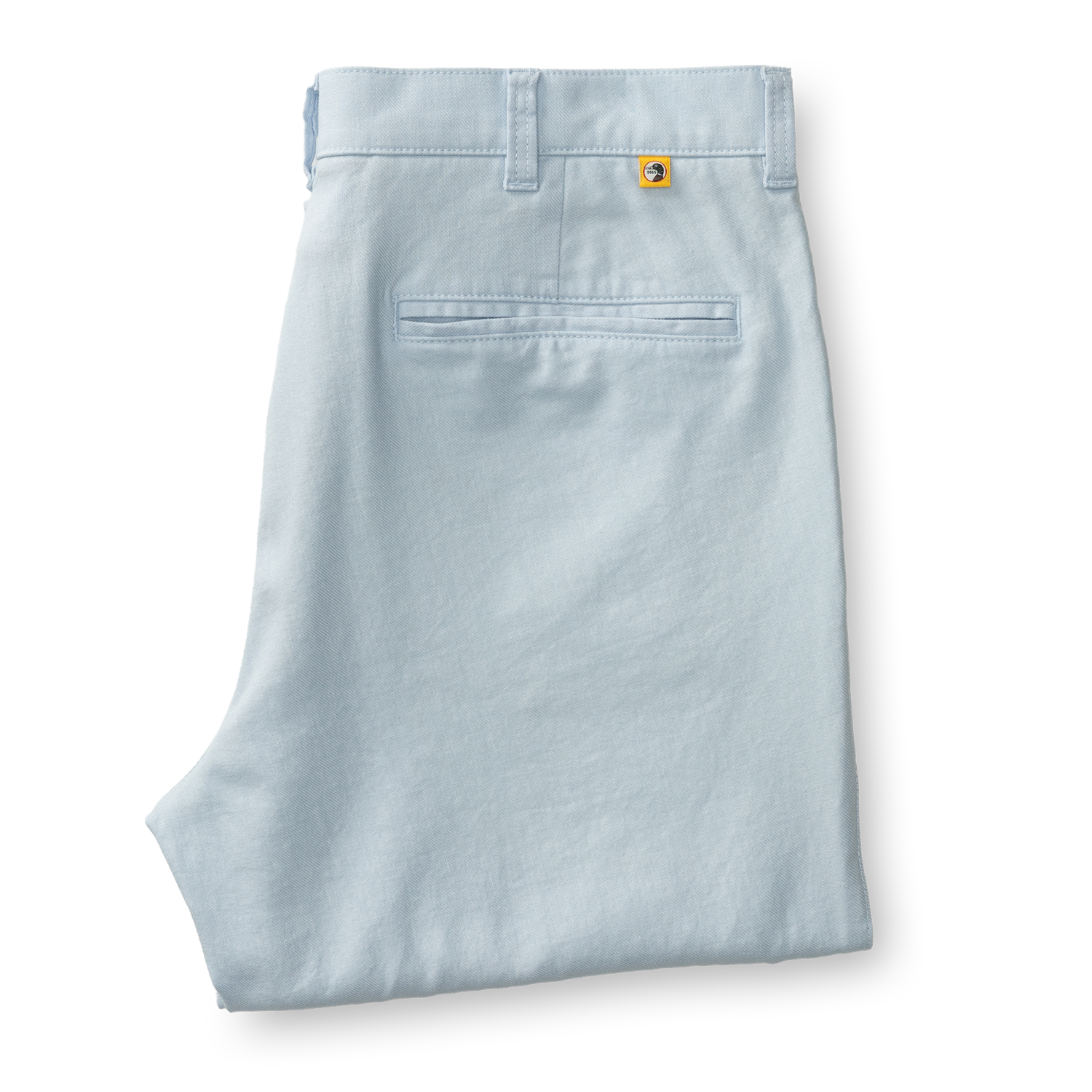 Duck Head Classic Fit Linen Gold School Chino - Heather Blue