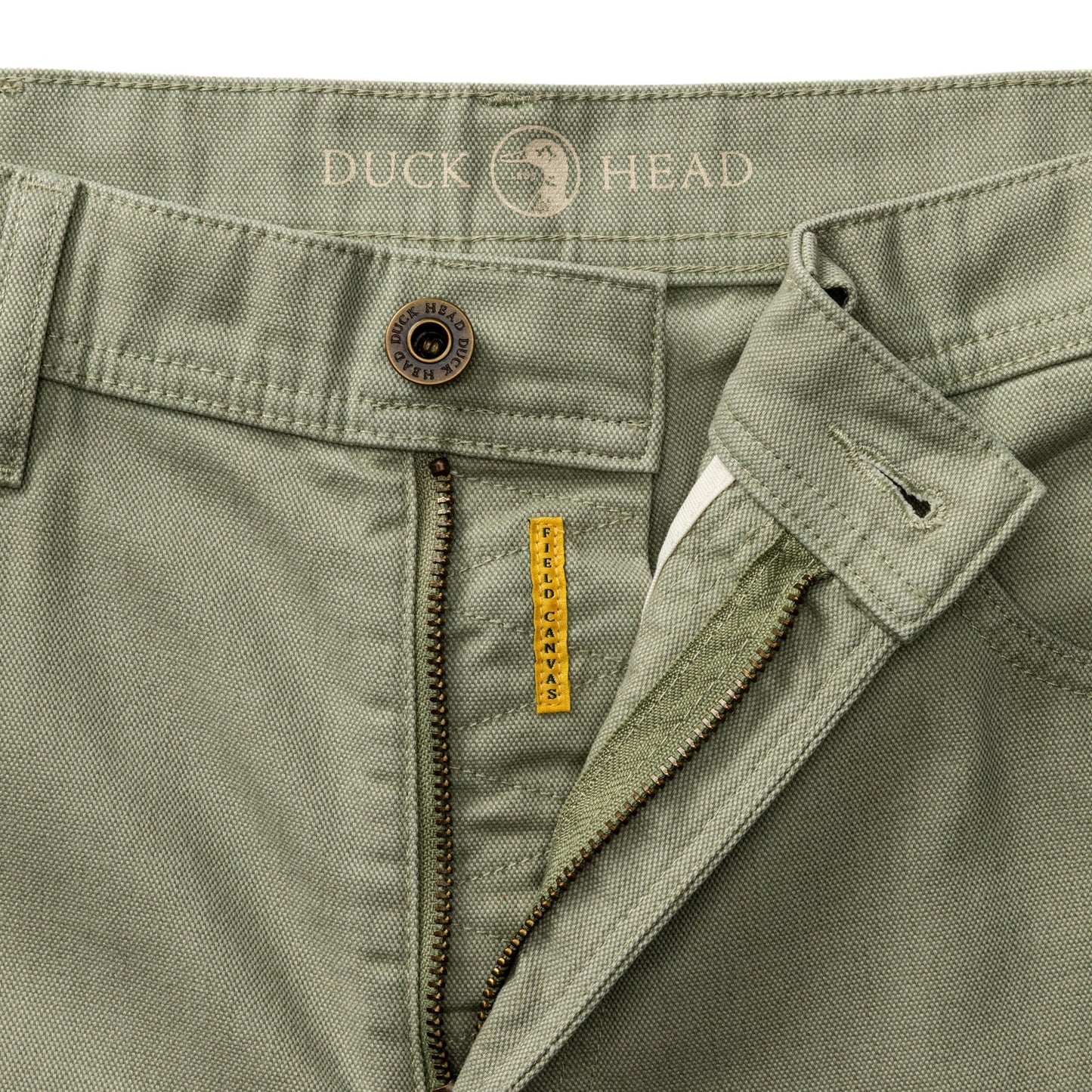 Duck Head Field Canvas Five-Pocket - Slate Green