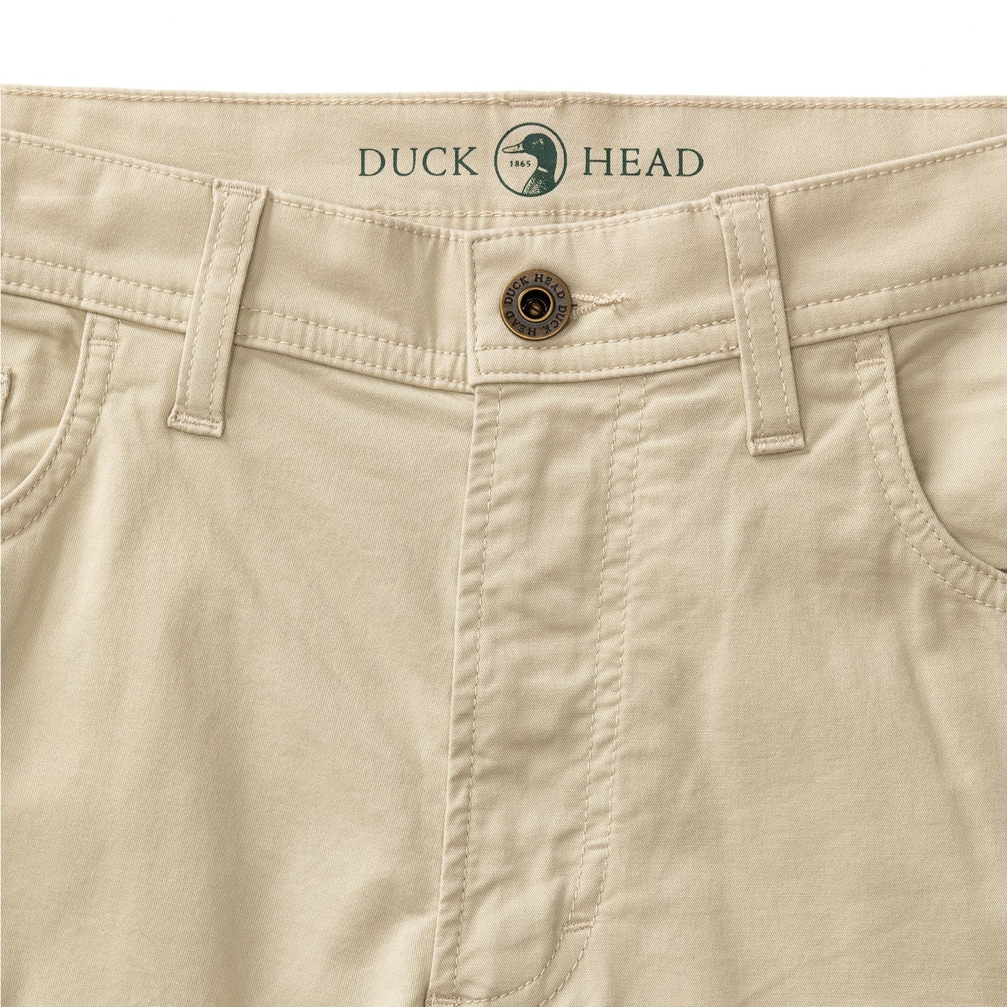 Duck Head Shoreline Five-Pocket - Stone