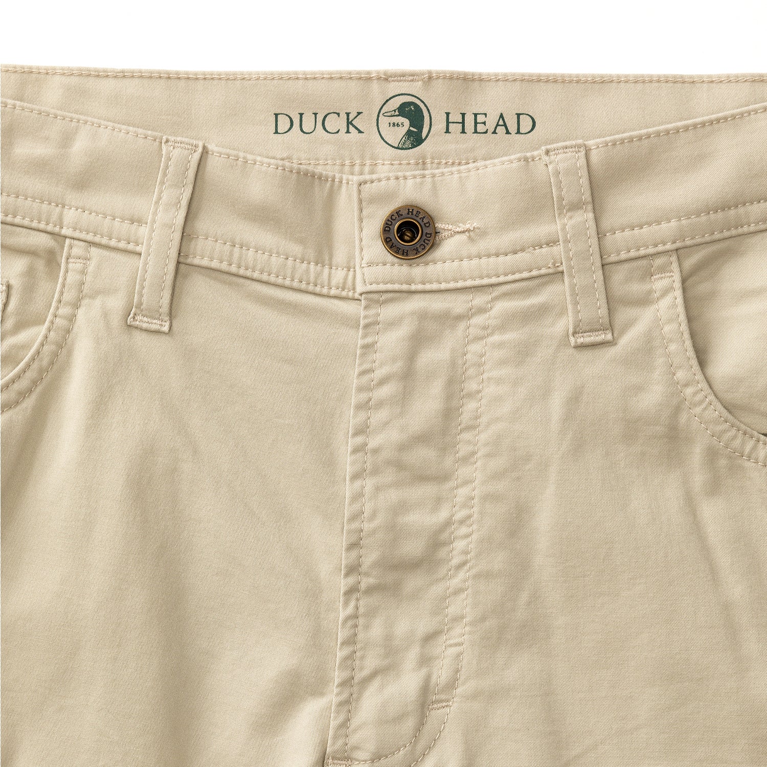 Duck Head Shoreline Five-Pocket - Stone