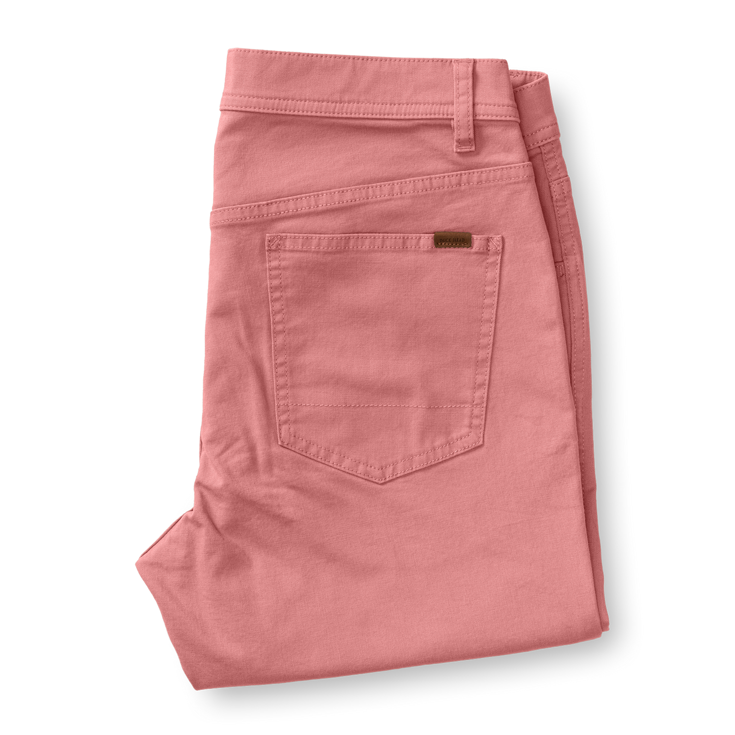 Duck Head Classic Fit Pinpoint Canvas Five-Pocket - Washed Coral