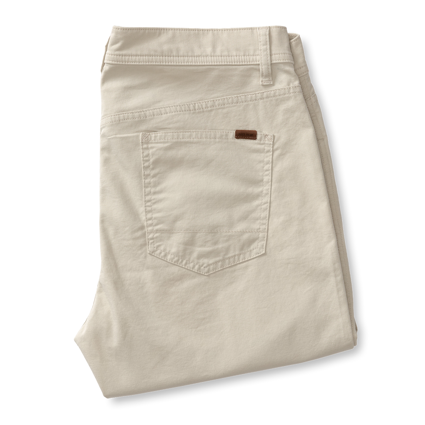 Duck Head Classic Fit Pinpoint Canvas Five-Pocket - Stone