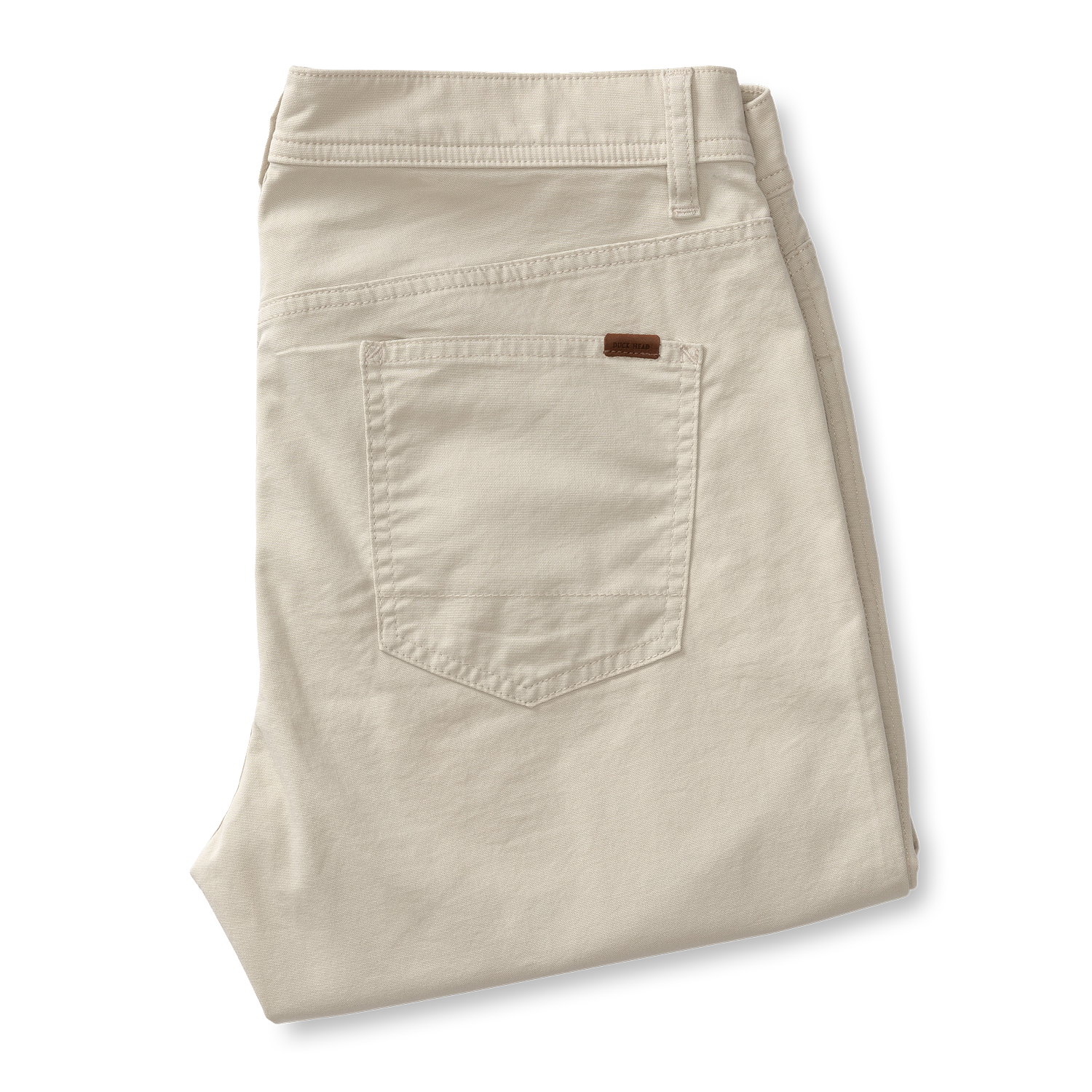 Duck Head Classic Fit Pinpoint Canvas Five-Pocket - Stone