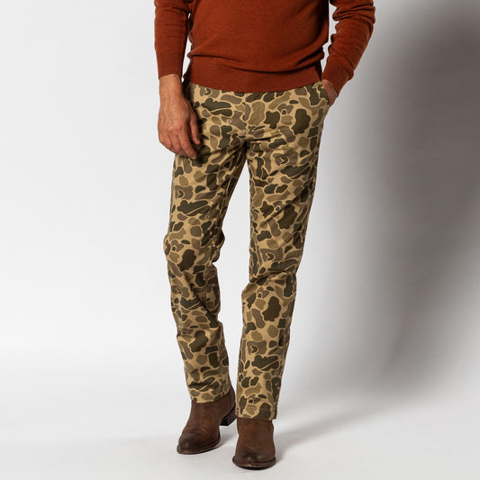 Duck Head Classic Fit Gold School Chino - Original Khaki Camo