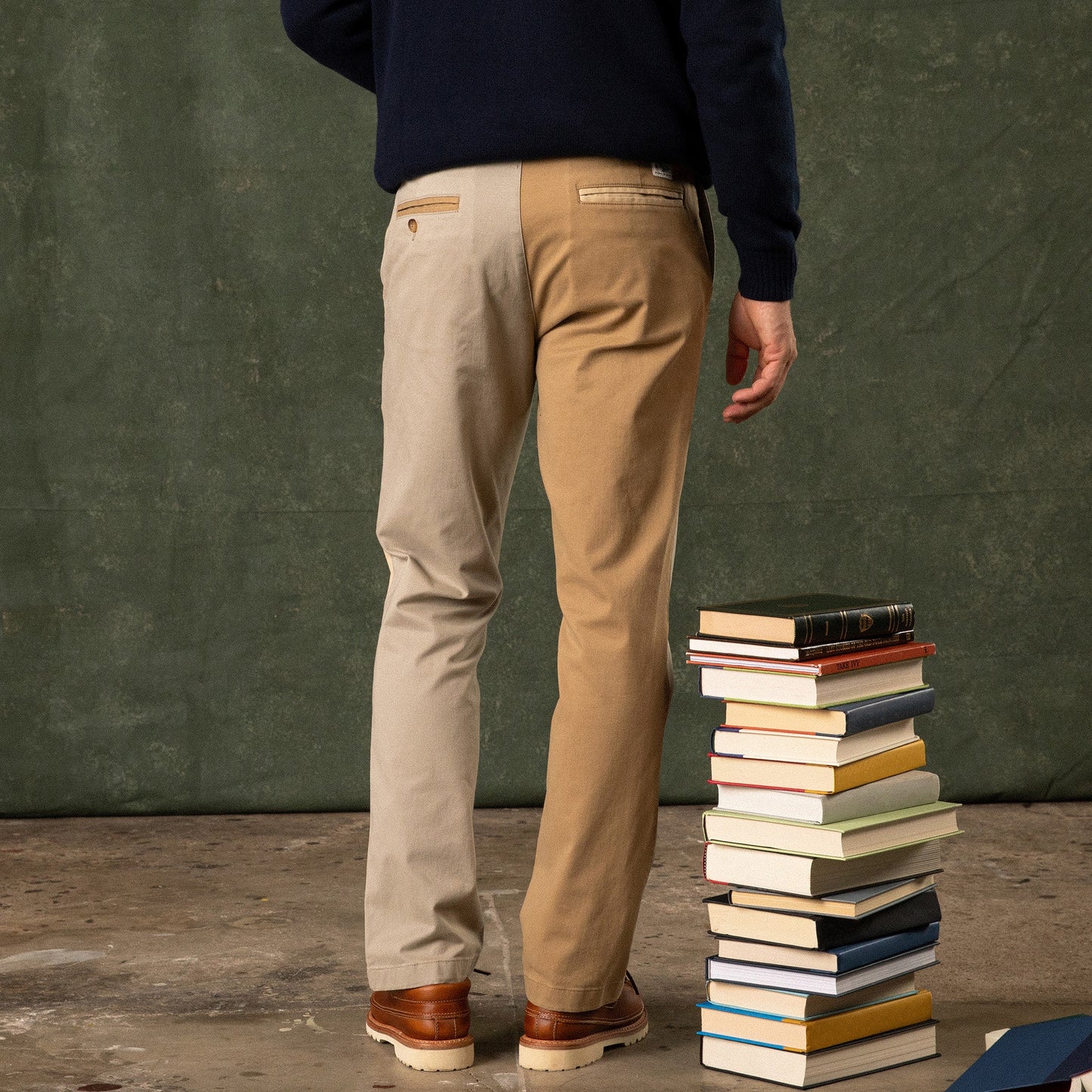 Duck Head Colorblock Gold School Chino - 160th Anniversary Edition