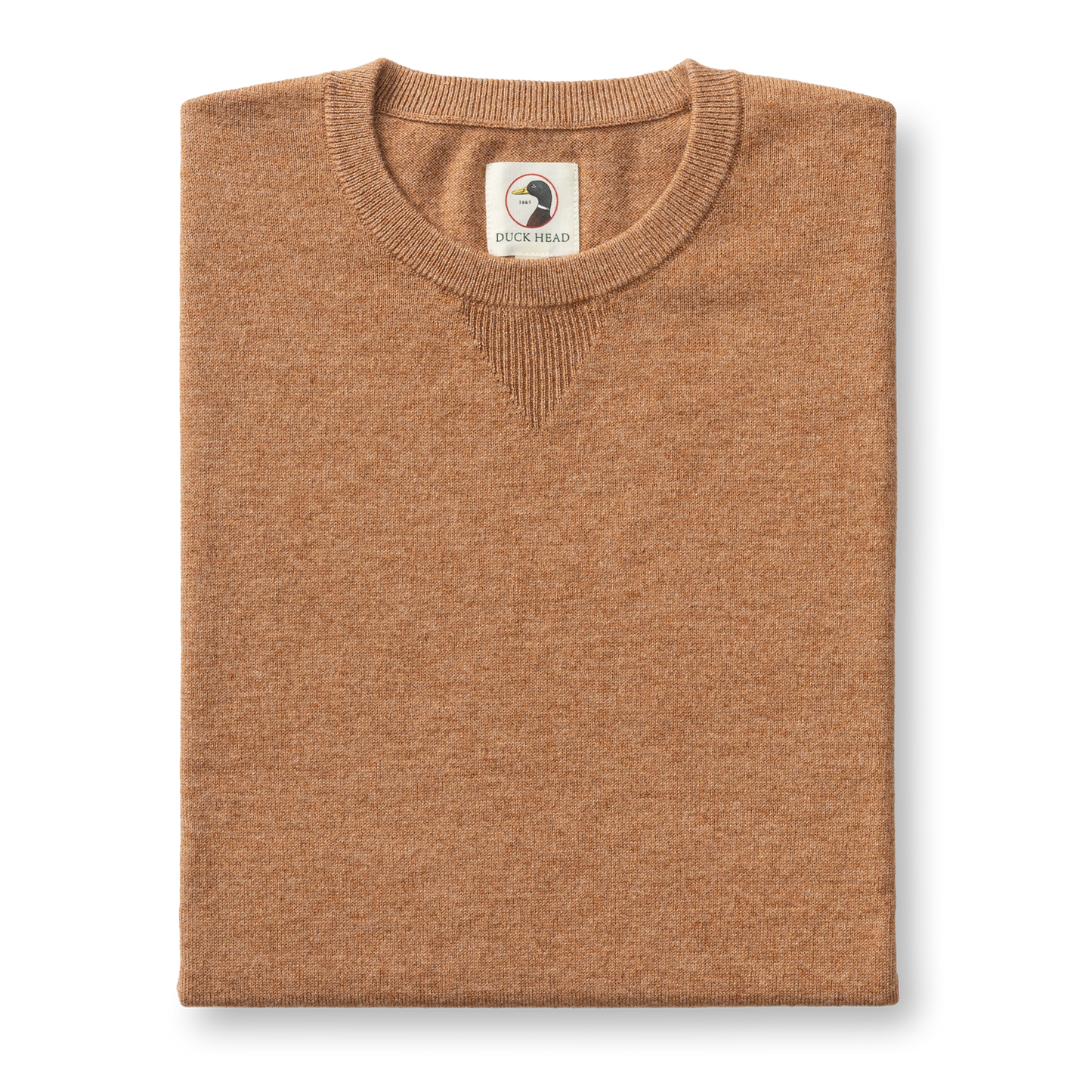 Duck Head Henson Jersey Crewneck Sweater - Clay Heather