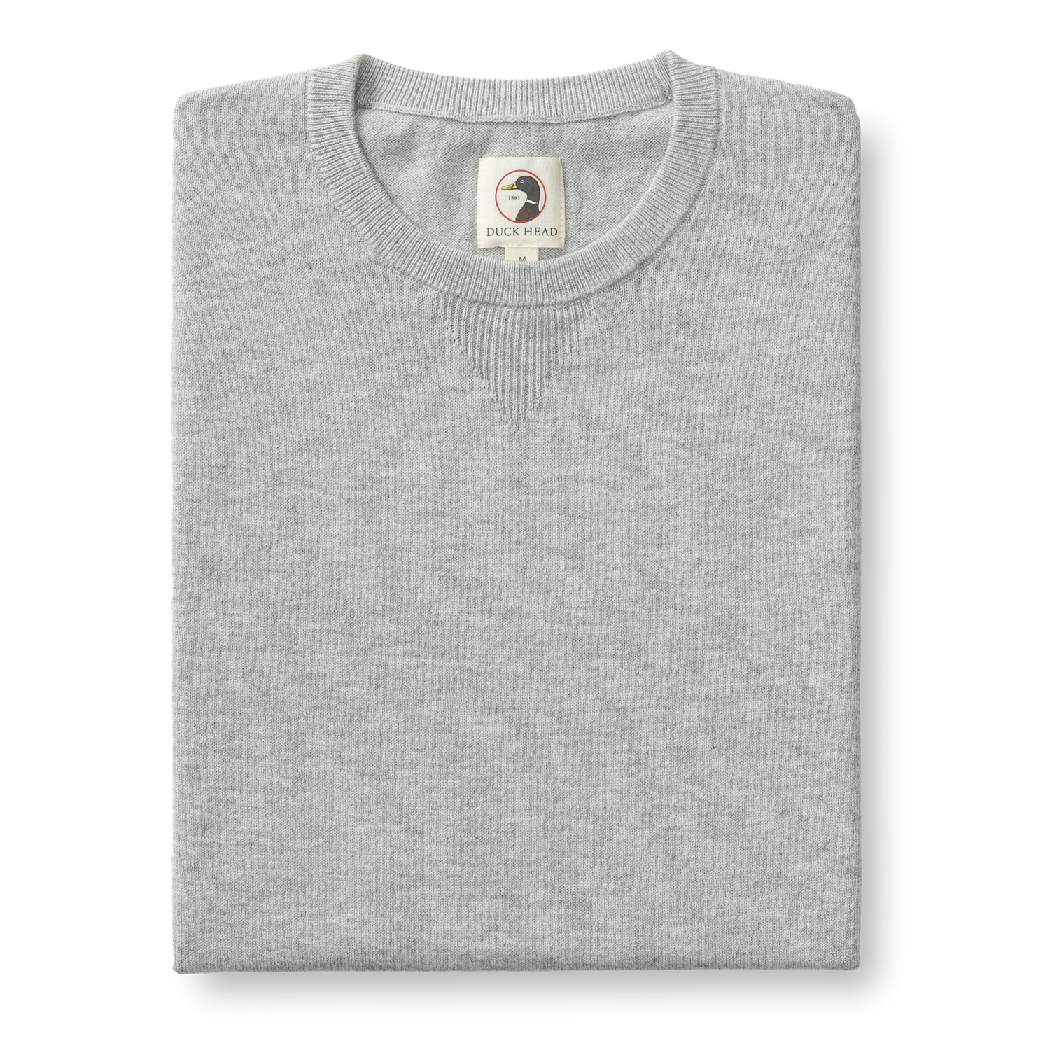 Duck Head Henson Jersey Crewneck Sweater - Heather Grey