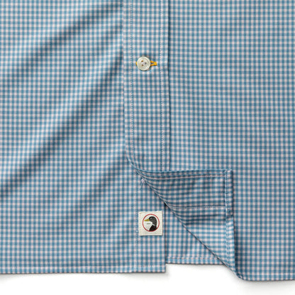 Duck Head Performance Poplin Sport Shirt - Lyle Gingham - Pale Pink