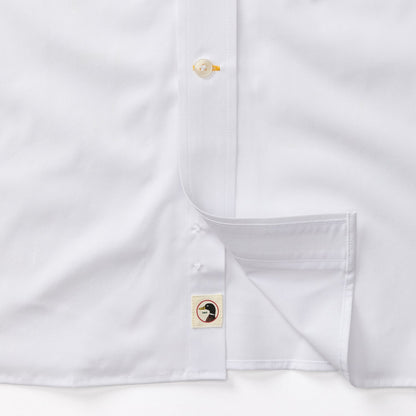 Duck Head Performance Poplin Sport Shirt - Boyce Solid- White