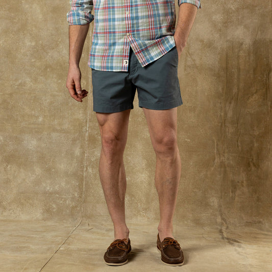 Duck Head 5" Gold School Chino Short - Stormy Blue