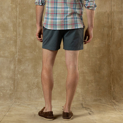 Duck Head 5" Gold School Chino Short - Stormy Blue