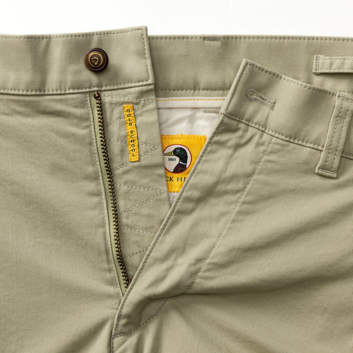Duck Head 7" Gold School Chino Short - Sandstone