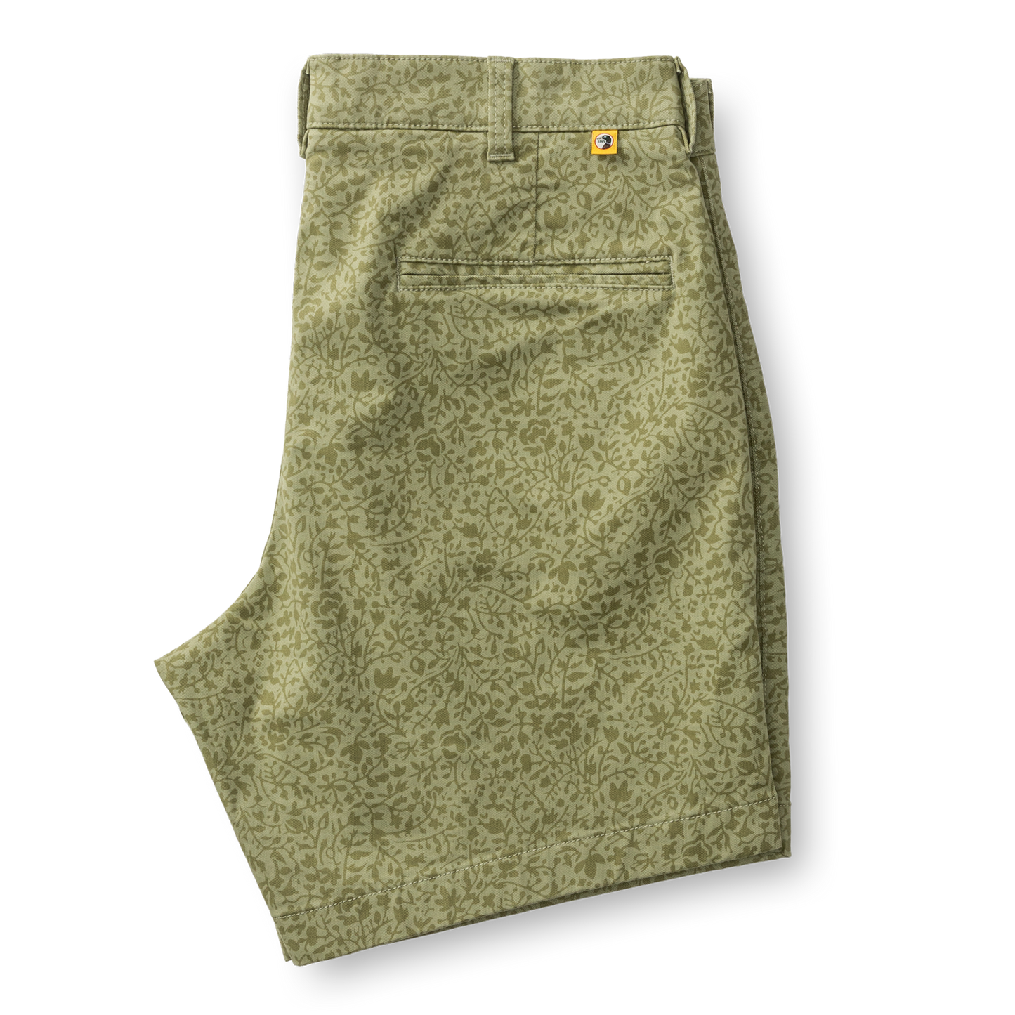 Duck Head 7" Gold School Chino Short - Tea Leaf Print