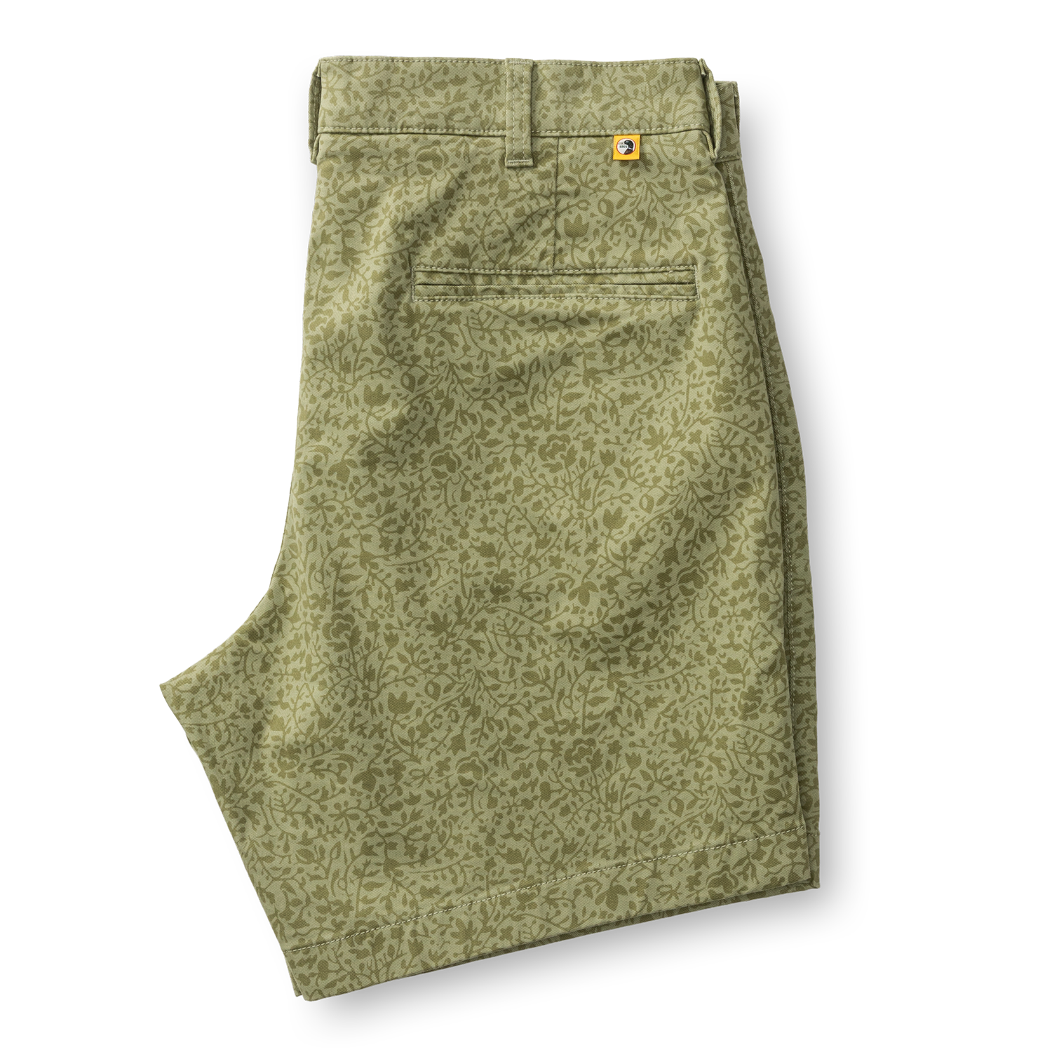 Duck Head 7" Gold School Chino Short - Tea Leaf Print