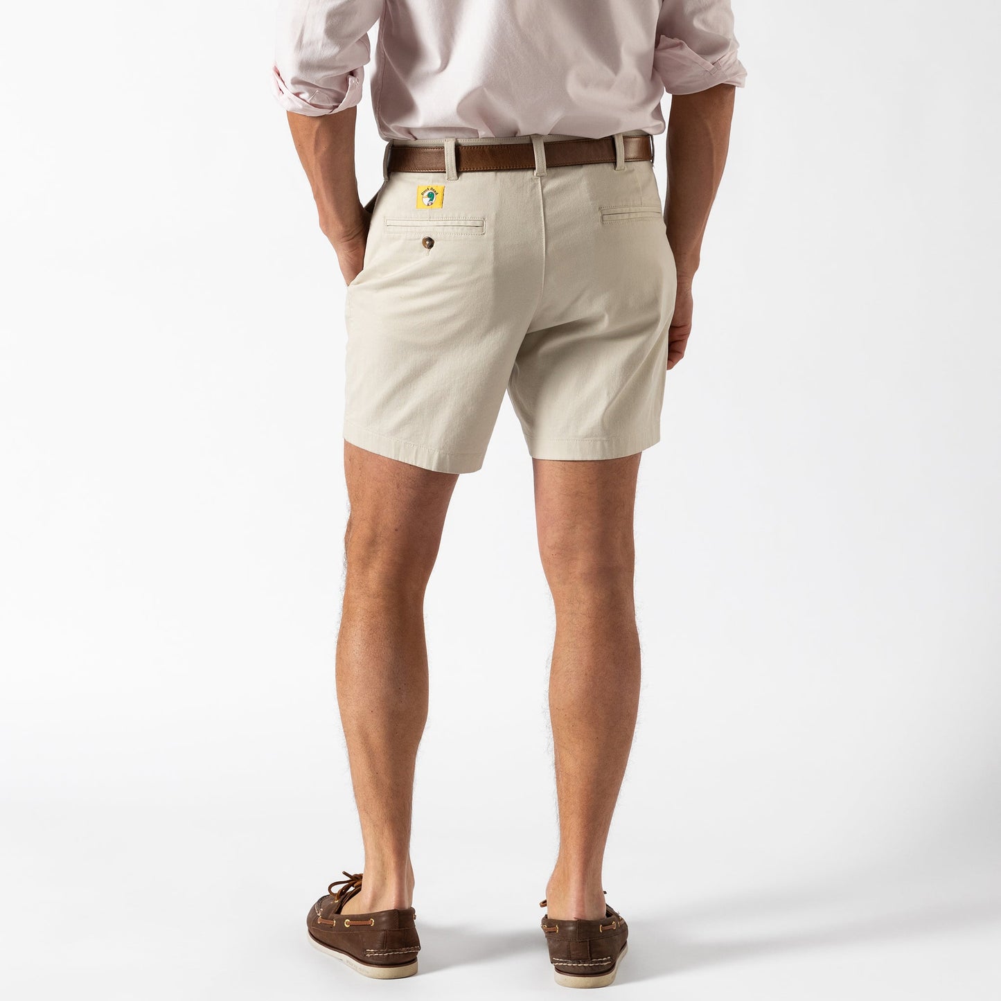 Duck Head 7" Gold School Chino Short - Stone Gold Patch