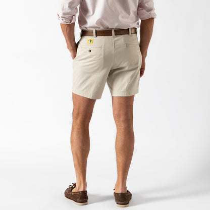 Duck Head 7" Gold School Chino Short - Stone Gold Patch