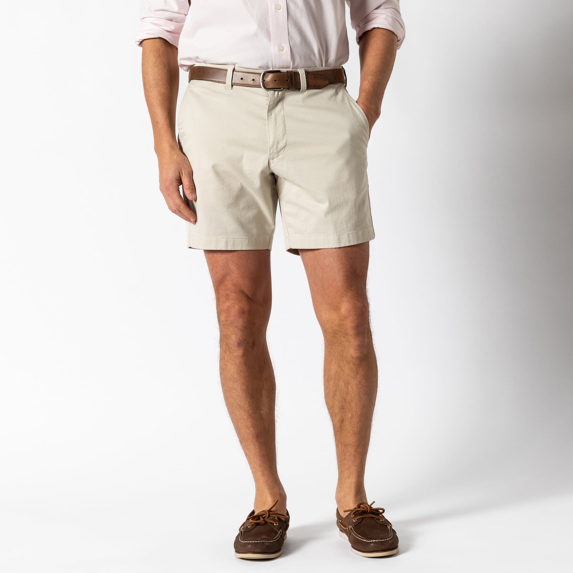 Duck Head 7" Gold School Chino Short - Stone Gold Patch