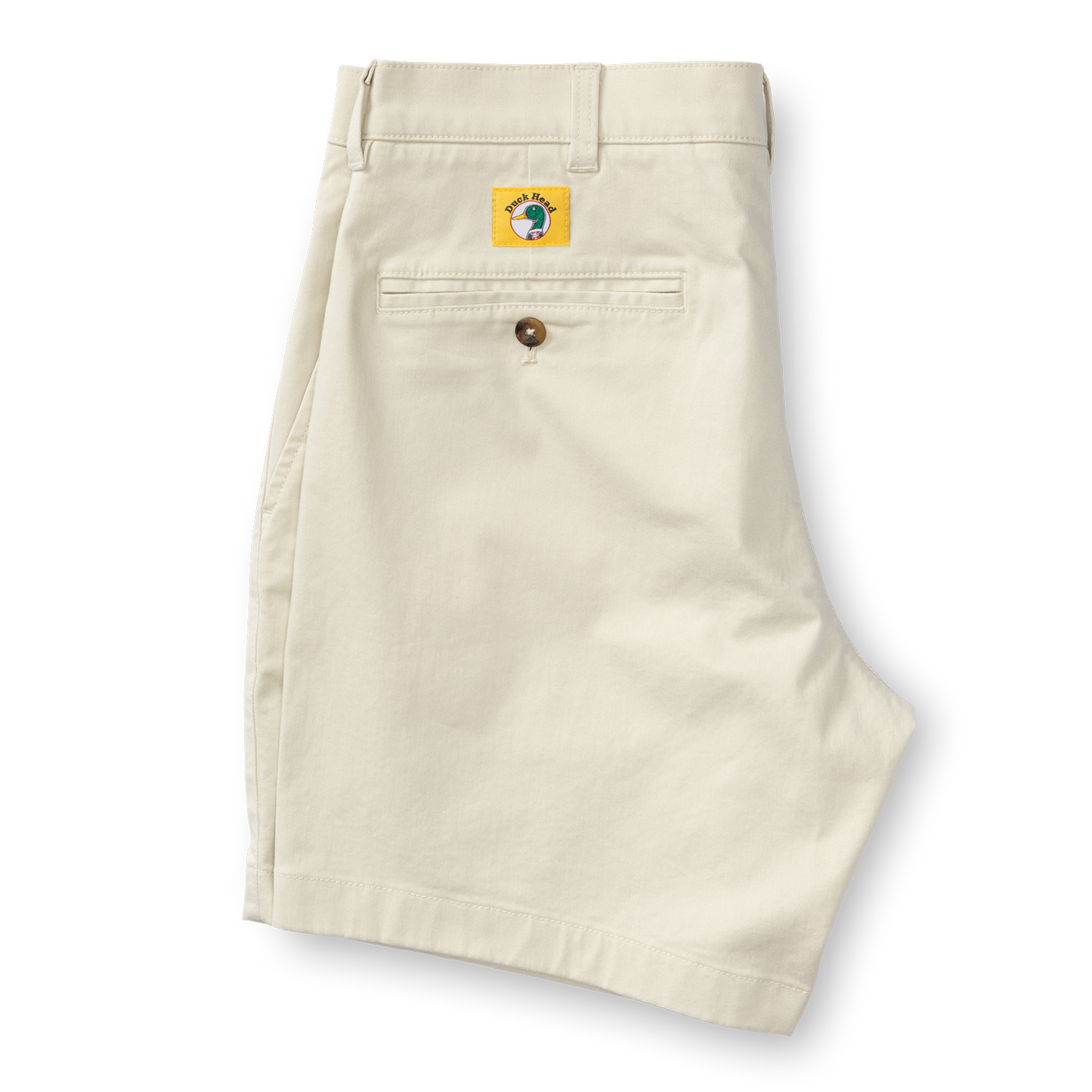 Duck Head 7" Gold School Chino Short - Stone Gold Patch
