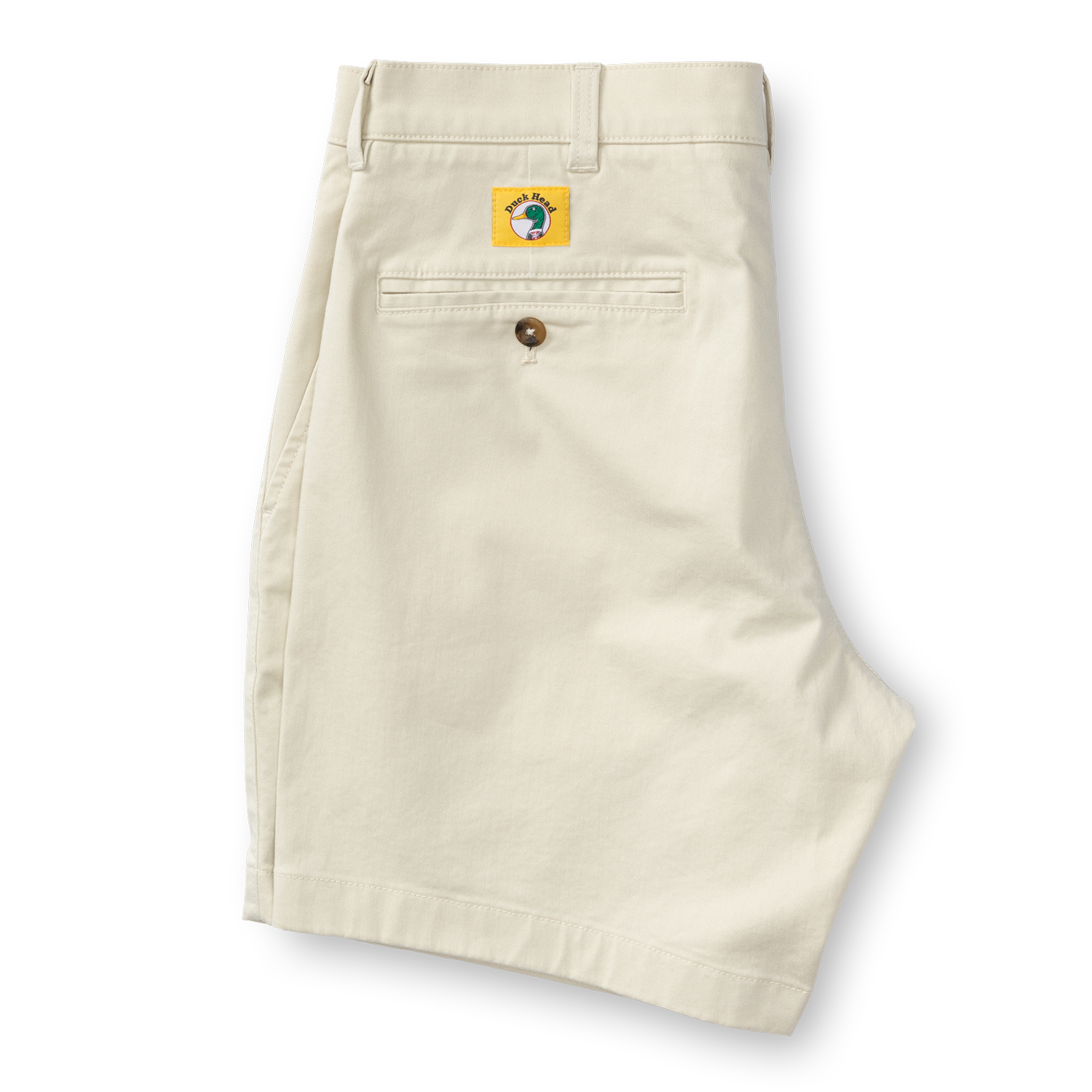 Duck Head 7" Gold School Chino Short - Stone Gold Patch