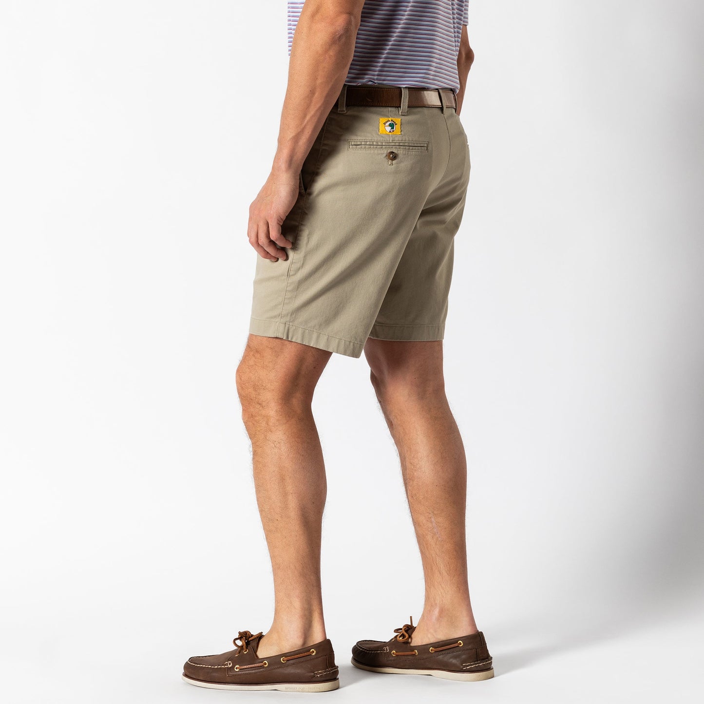 Duck Head 9" Gold School Chino Short - Khaki Gold Patch