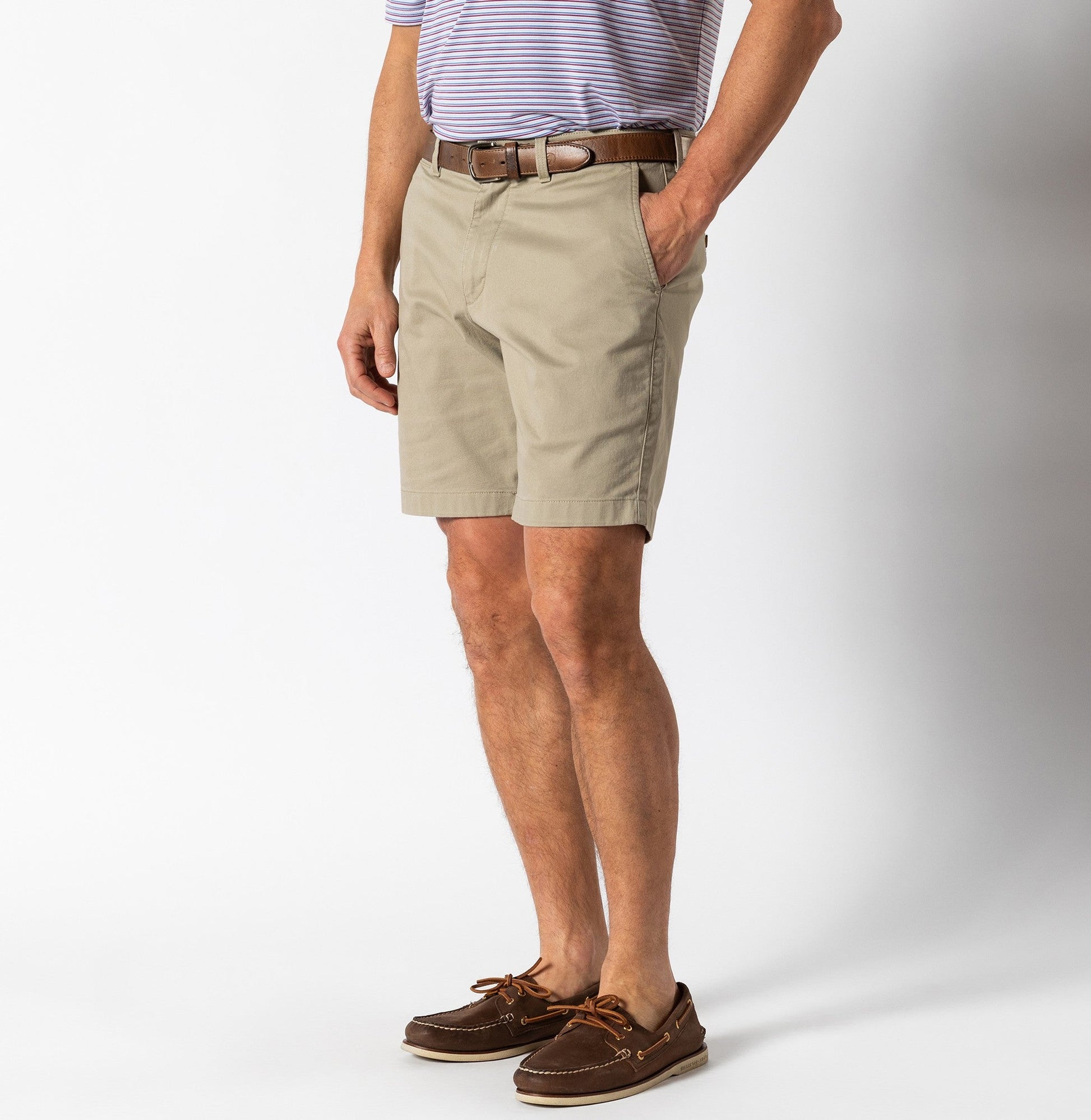 Duck Head 9" Gold School Chino Short - Khaki Gold Patch