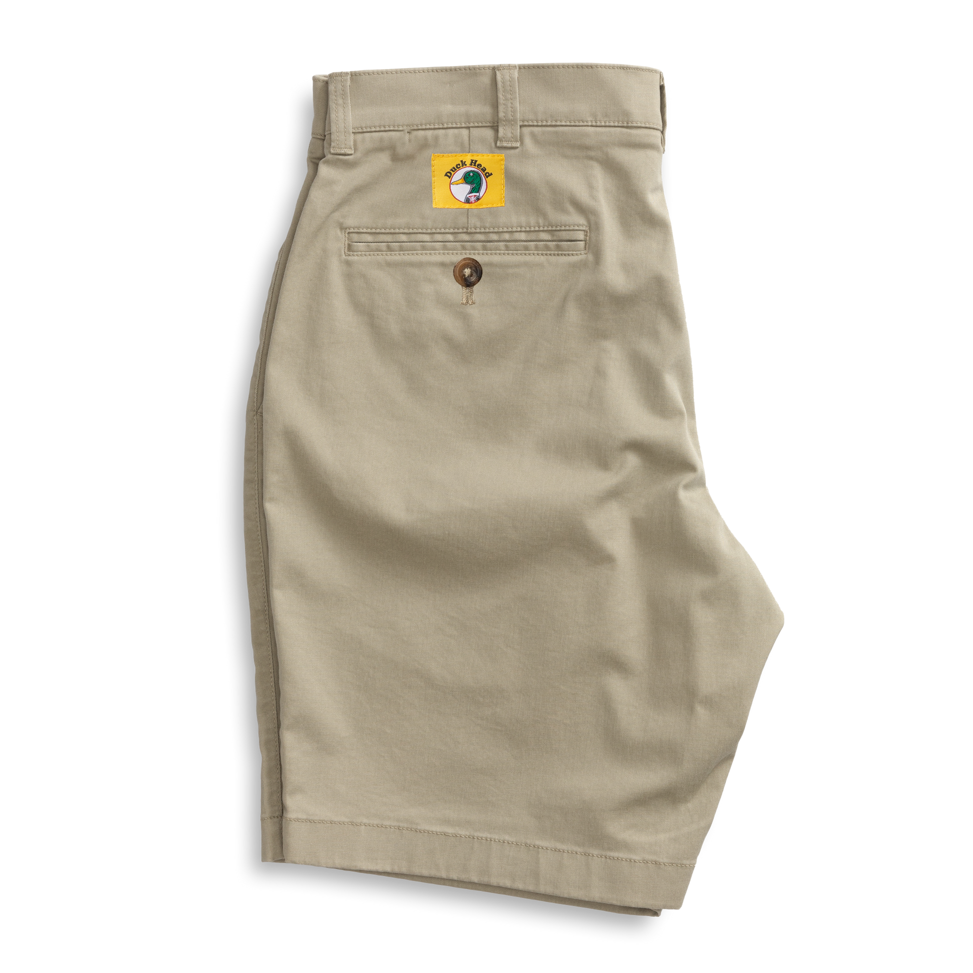Duck Head 9" Gold School Chino Short - Khaki Gold Patch