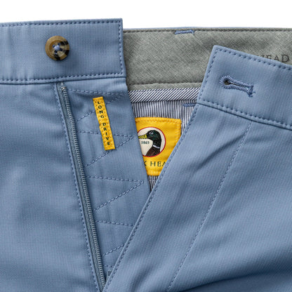 Duck Head 9" Long Drive Performance Short - Chambray Blue