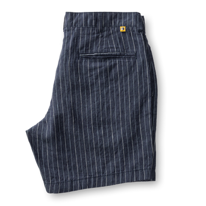 Duck Head 7" Gold School Linen Chino Short - Navy