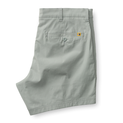 Duck Head 6" Harbor Performance Short - Quarry Grey