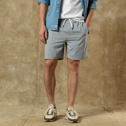 Duck Head 7" Rover Hybrid Performance Short - Quarry Grey