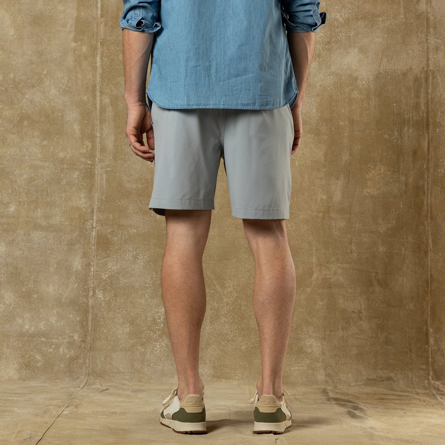 Duck Head 7" Rover Hybrid Performance Short - Quarry Grey