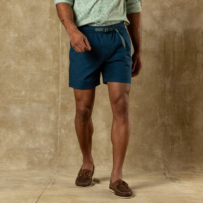 Duck Head 6" Trailhead Short - Mallard Blue