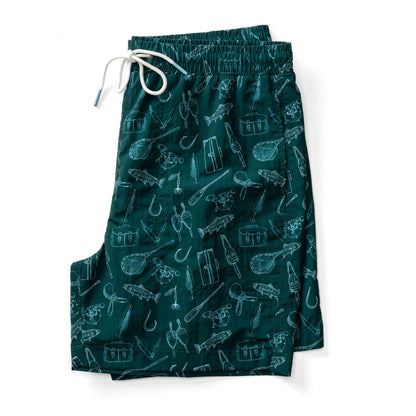 Duck Head 6" Sailport Swim Short - Midnight Teal
