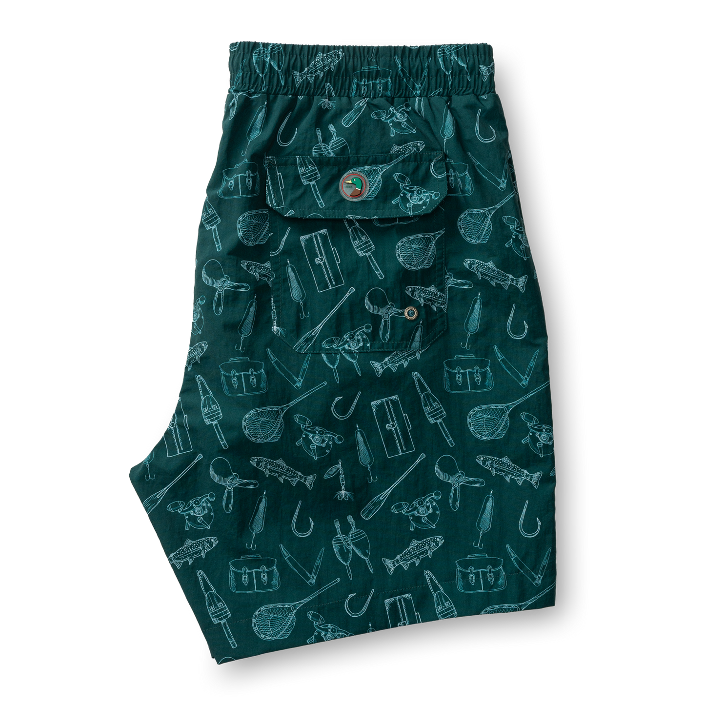 Duck Head 6" Sailport Swim Short - Midnight Teal