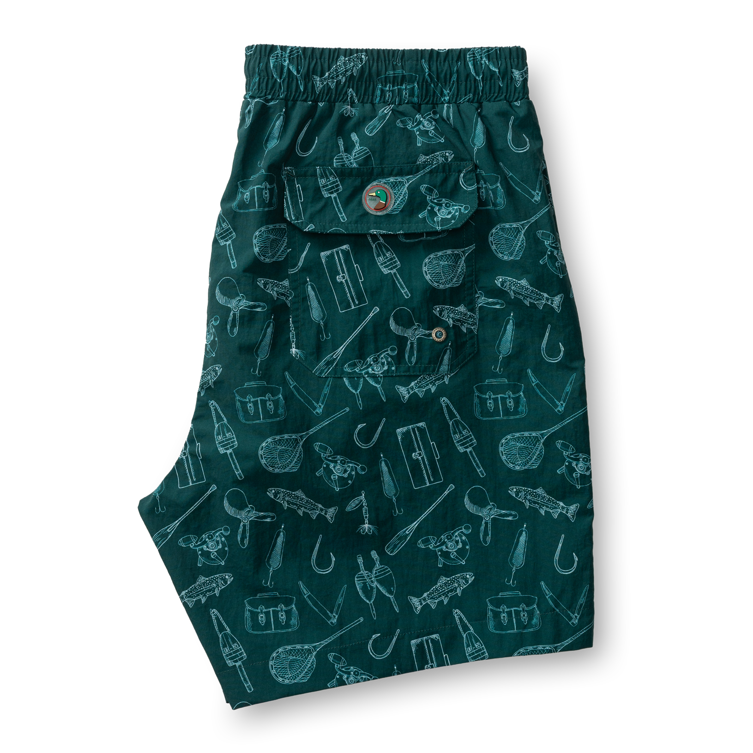 Duck Head 6" Sailport Swim Short - Midnight Teal