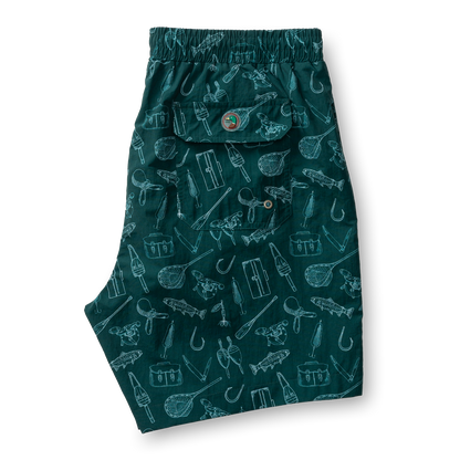 Duck Head 6" Sailport Swim Short - Midnight Teal