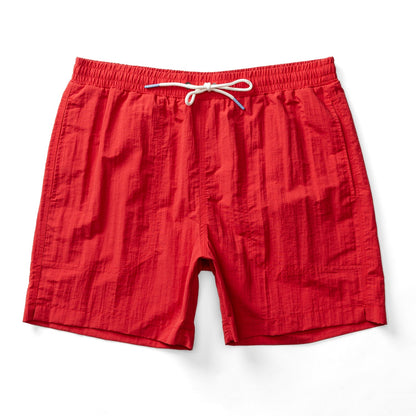 Duck Head 6" Sailport Swim Short - Classic Red
