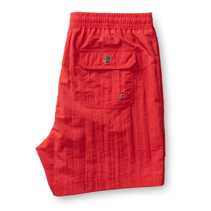 Duck Head 6" Sailport Swim Short - Classic Red
