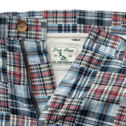 Duck Head 7” Madras Gold School Chino Short - 160th Anniversary Edition