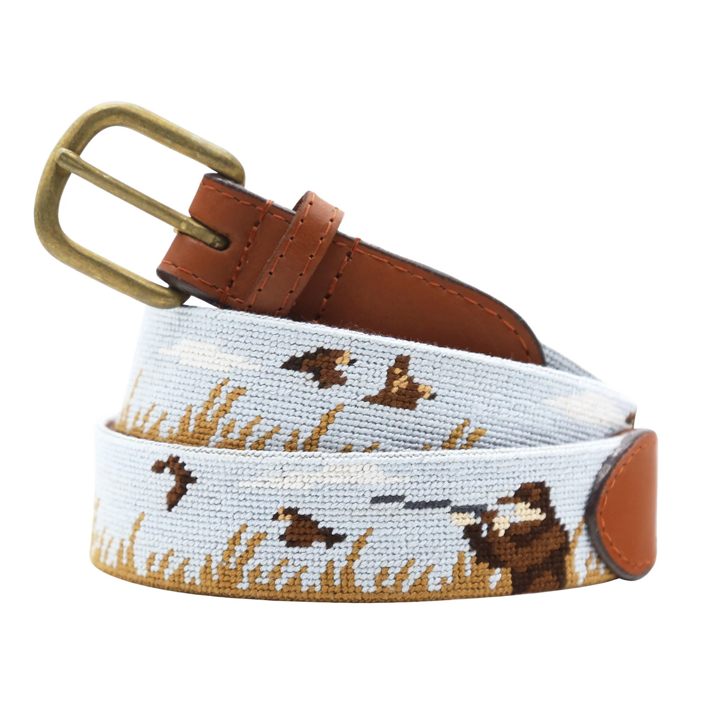 Duck Head Smathers & Branson Upland Shoot Belt - Light Blue