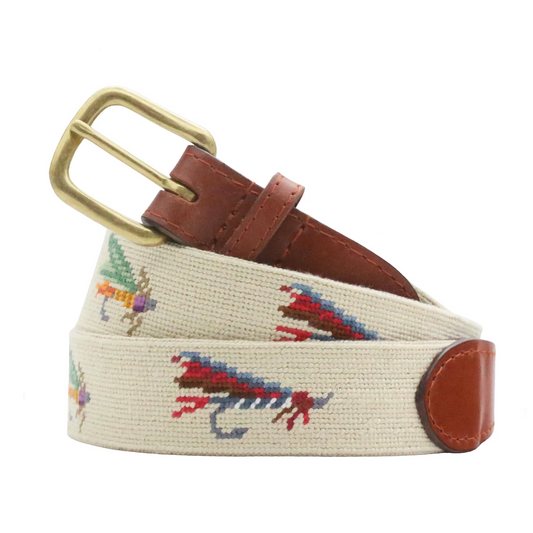 Duck Head Smathers & Branson Fishing Flies Belt - Light Khaki
