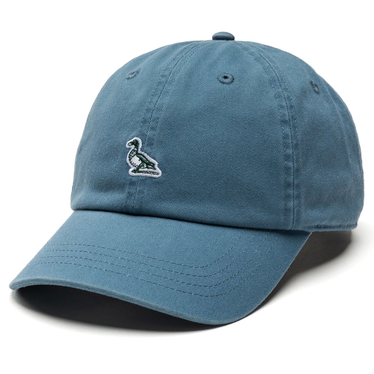 Duck Head Embroidered Mallard Cotton Twill Hat - Blue Horizon