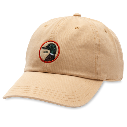 Duck Head Circle Patch Twill Hat - Desert Sand