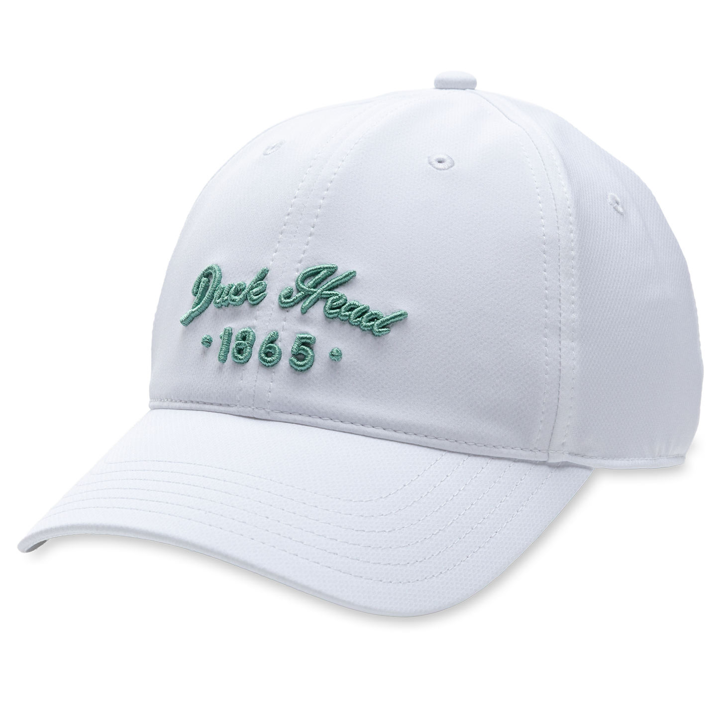 Duck Head 1865 Embroidery Performance Hat - White