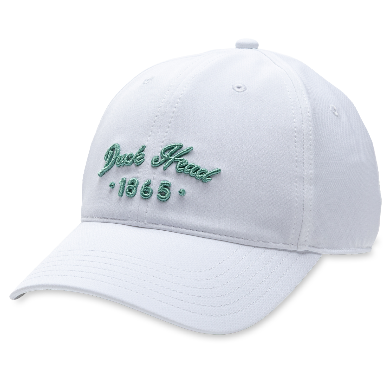 Duck Head 1865 Embroidery Performance Hat - White
